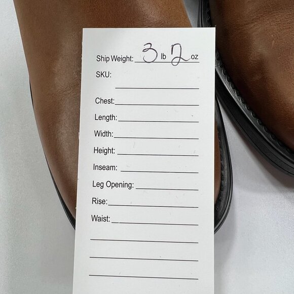 Steve Madden Lug Sole Square Toe Brock Tall Leather Buckled Boots Size 7 - Picture 8 of 8